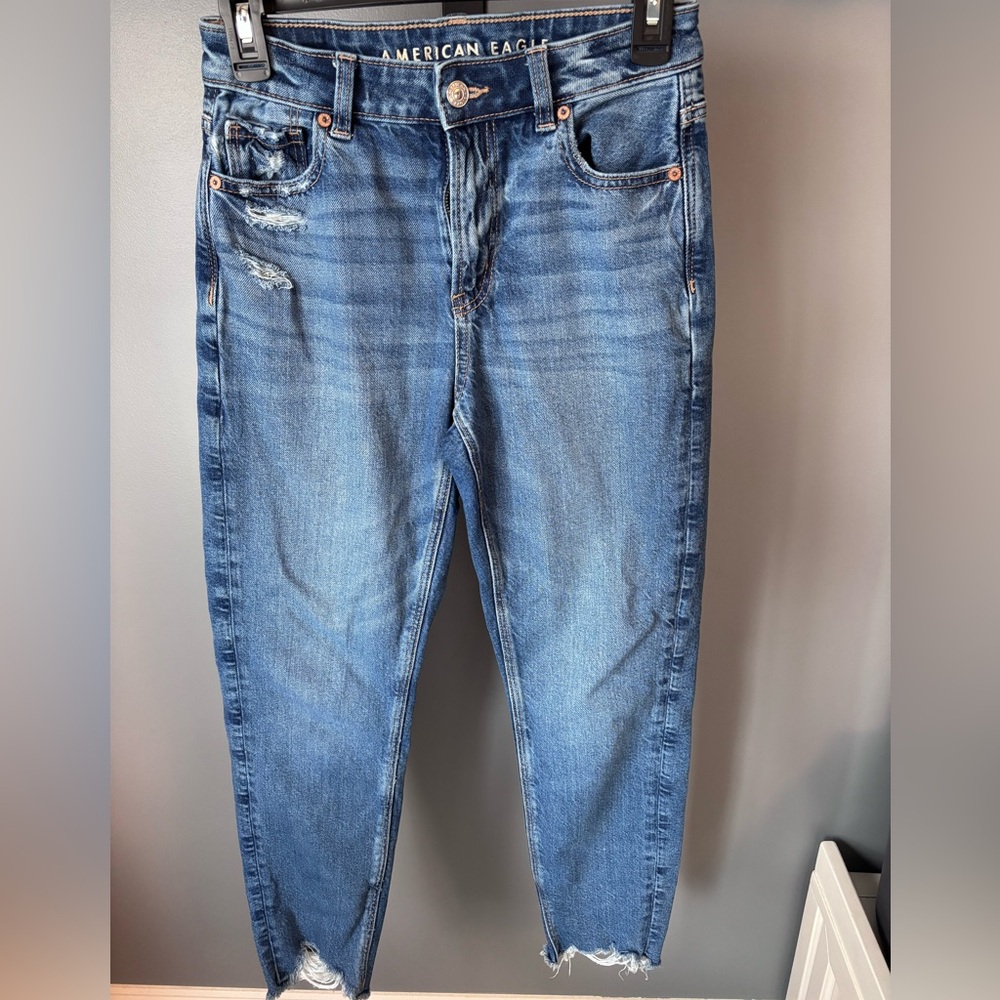American Eagle Outfitters Distressed Blue Women's Jeans